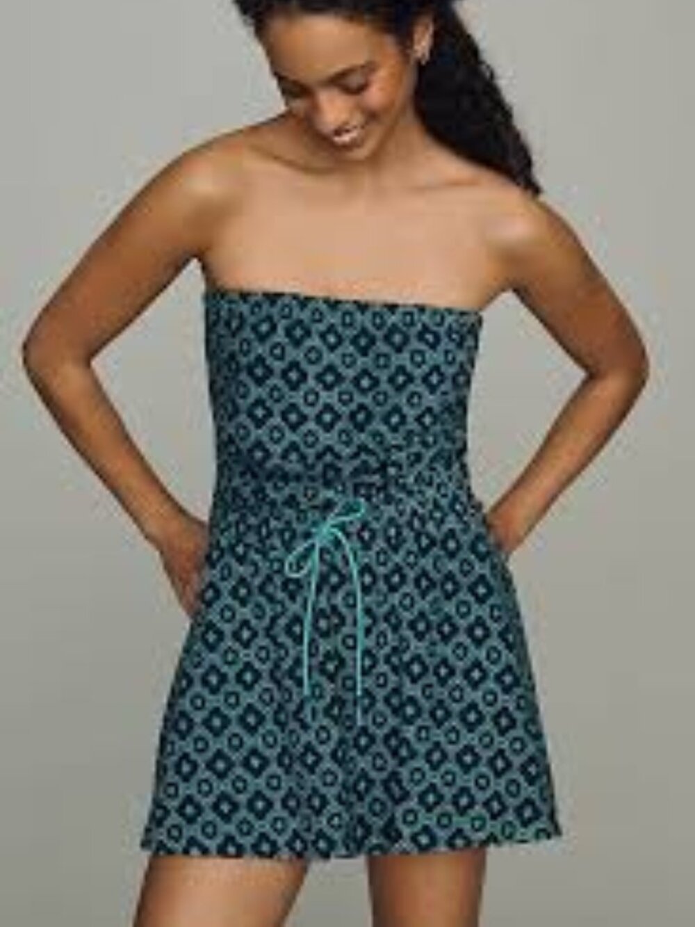 Anthropologie Daily Practice Strapless Mini Dress